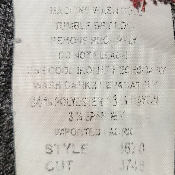 Seven Forty Two Tunic Asymmetric Color Accent Cowl Neck Burgundy Black Marled S - Picture 12 of 13